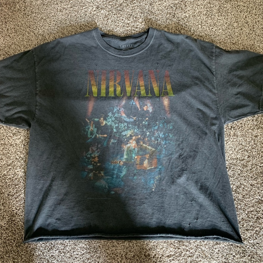 Urban outfitters nirvana graphic tee